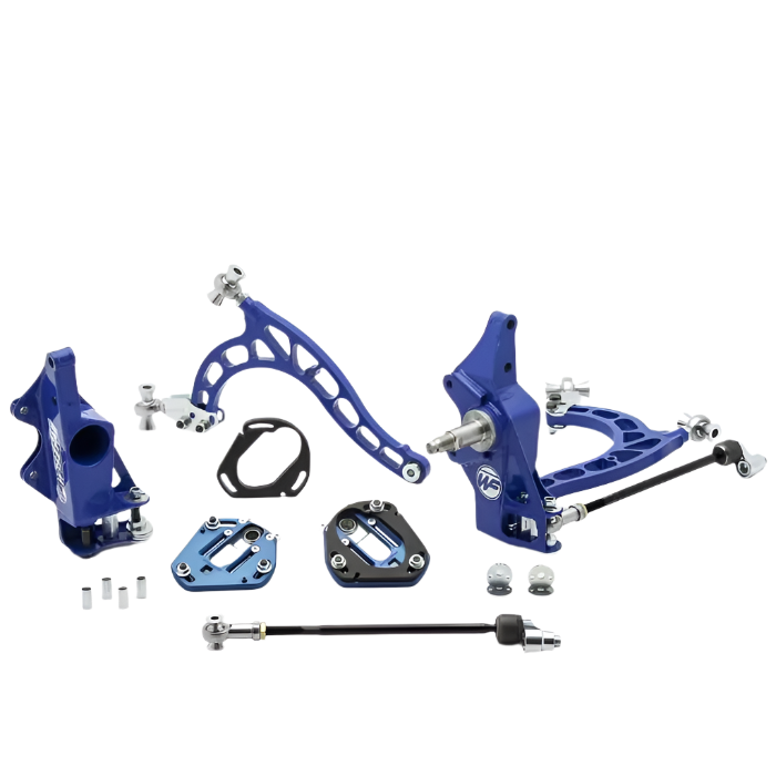 Nissan S13 Front V2 Drift Angle Lock Kit with Rack Offset Spacers