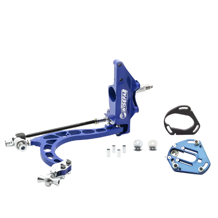 Nissan S13 Front V2 Drift Angle Lock Kit with Rack Offset Spacers